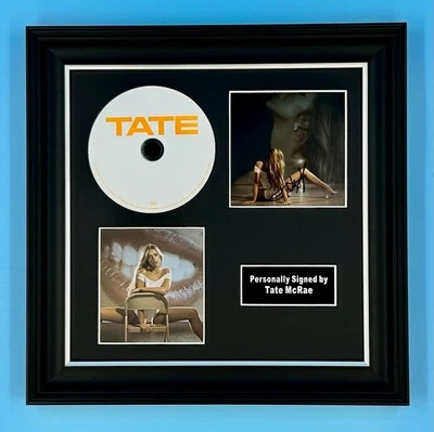 Tate McRae Signed Photo & CD Framed & COA So Close To What Poster Autograph Auto - Image 1 of 4
