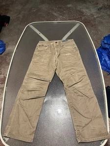 Kuhl Rydr Work Outdoor Pants Jeans Vintage Patina Dye Mens 35 x 32 Heavyweight - Picture 1 of 11