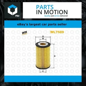 Oil Filter fits AUDI A5 8F, 8T3, 8TA 3.0 11 to 17 CRED Wix 06E115466B 06E115562B - Picture 1 of 2