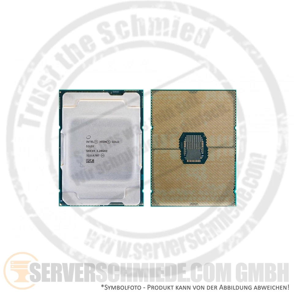 Intel Xeon Gold 5315Y SRKXR 8C Server Prozessor 8x 3.20 GHz 12 MB Cache 4189 CPU - Bild 1 von 1