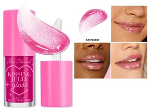 Too Faced ❤️Kissing Jelly Lip Gloss - Raspberry 4.5ml - Picture 1 of 6
