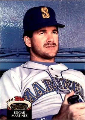 Edgar Martinez 1992 Stadium Club #267 Mariners FREE SHIPPING AutographDen - Image 1 of 2