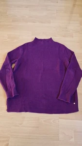 Gerry Weber Pulli Pullover gerippt gestrickt lila Gr 42 - Bild 1 von 7