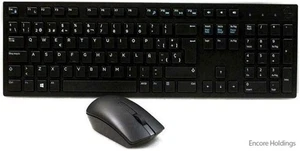 Dell Wireless Keyboard And Mouse - Wireless 2.4GHz - Spanish KM636-BK-LTN - Picture 1 of 1