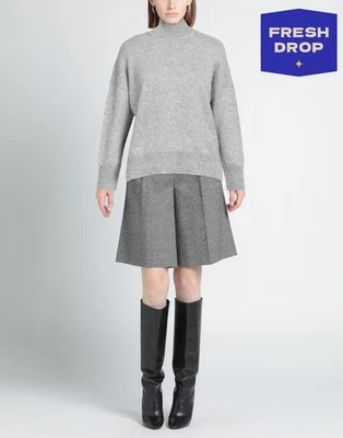 PVP €295 PESERICO EASY Jersey IT42 US6 UK10 M Lentejuelas Cuello Alto Hecho en Italia Foto 1 de 4