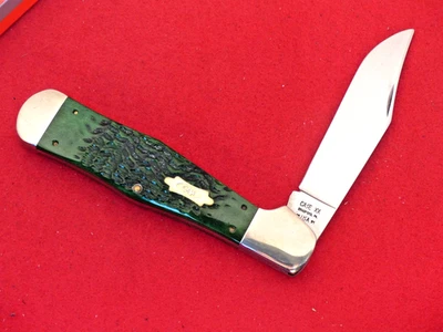 Cuchillo Case XX USA 1991 como nuevo en caja botella de Coca-Cola de hueso verde 61050 Foto 1 de 4