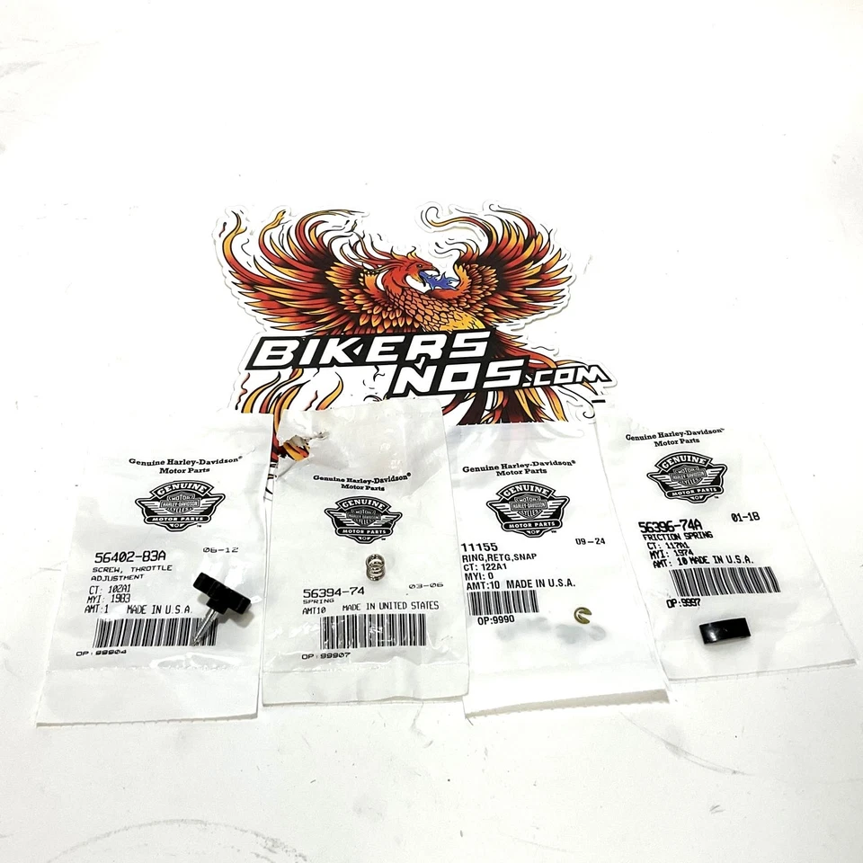 Nuevo Genuino Harley 1974-2016 XL Dyna Touring Softail Kit de Tornillos de Acelerador 56397-74 Foto 1 de 4