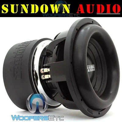SUNDOWN AUDIO Z-10 V.6 D1 10" 2500W RMS DUAL 1-OHM SUBWOOFER BASS SPEAKER NEW - Image 1 of 4