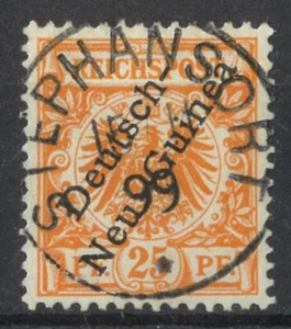 German New Guinea 1898 Opt on Arms 25pf Stamp Scott 5 Fine Used #BR309 - Picture 1 of 1