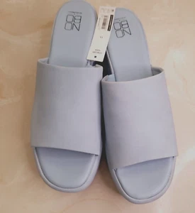 Sandalias para mujer No Boundaries 3" plataforma azul punta abierta talla 11 nuevas 5S5 - Imagen 1 de 11
