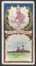 HILL - BATTLESHIPS & CRESTS - #9 HMS SANS PAREIL