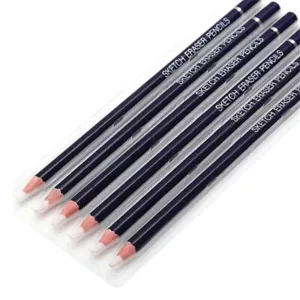 6PCS Artist Eraser Pencils Sketch Pencil Eraser Drawing Pen-Style Erasers - Picture 1 of 9