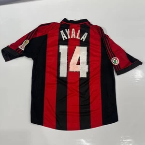 Match Worn Shirt Ac Milan 2000  #14 Roberto Fabian Ayala - Picture 1 of 14