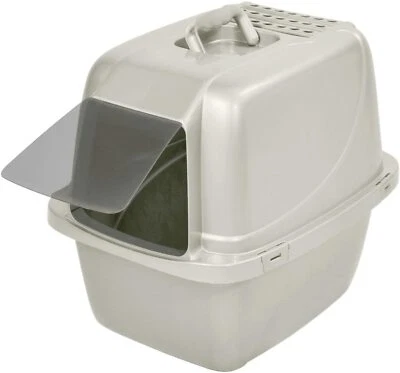 Van Ness Covered Cat Litter Box With Door - Large