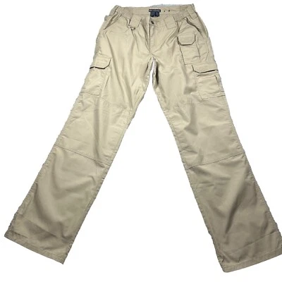 Pantalones cargo 511 Tactical Series beige cintura elástica elásticos talla 14 largos Foto 1 de 4
