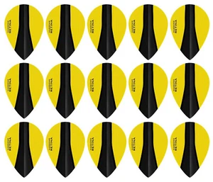5 Nuevos Juegos Gradas Retina X Pear Dart Flights - Se envía con seguimiento - Amarillo - Imagen 1 de 1
