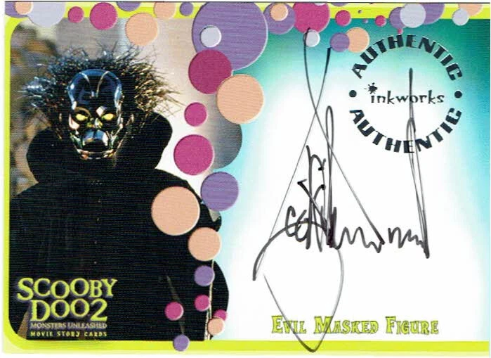 Scooby Doo 2 Monsters Unleashed 2004 Auto A-6 Scott McNeil as Evil Masked Figure - Image 1 of 1