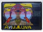 Hundertwasser-Kunstdruck ‚La Luna‘ in edler Atelier-/Holzrahmung - verglast!