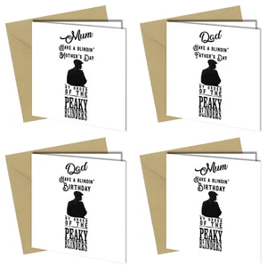 Grußkarte GEBURTSTAG / VATERS MUTTERTAG Peaky Blinders lustiger unhöflicher Witz - Bild 1 von 6