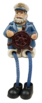 Deko Figur Kantenhocker Kapitän Kantensitzer Sitzhöhe 6 cm maritme Dekoration RA - Bild 1 von 4