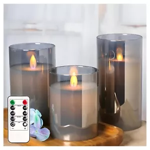 Flameless Led Candles Flickering with Timer, Festival Wedding Home Party Decor - Picture 1 of 19