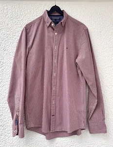 Schönes Modernes Hemd von Tommy Hilfiger, Weinrot Karo , Gr. S, Top Zustand! - Bild 1 von 1