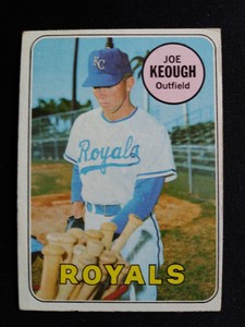 1969 Topps Baseball Card # 603 Joe Keough - Kansas City Royals RC