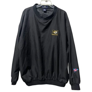 Vantage Windbreaker BLACK Pullover Mens XL Mizzou Missouri Tigers NCAA - Picture 1 of 6