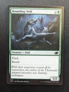 Magic the Gathering BOUNDING WOLF Jumpstart 2022 #633 - Picture 1 of 2