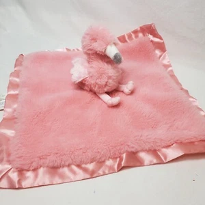 Cloud Island Lovey Plush Pink Flamingo Security Blanket Faux Pink Fur - Picture 1 of 20