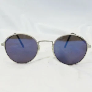 Sunglasses Blue 90s Round Sunglasses Steampunk - Picture 1 of 5