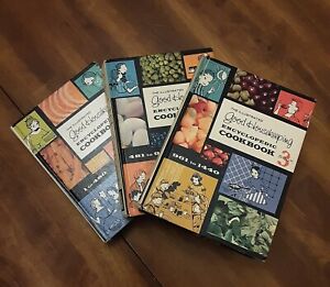 Vintage Good Housekeeping Encyclopedic Cookbook 3 Volume Set~ 1965