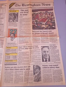 Vintage Zeitung Birmingham, Ala. Samstag, 29. Januar 1983 - Bild 1 von 6