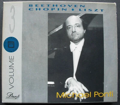 ma) Un-Edited Live Performances 3 Michael Ponti Beethoven Liszt Chopin CD Dante - Bild 1 von 4
