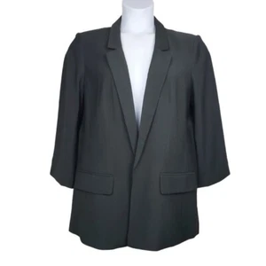 Loft Womens Dark Green Open Front Blazer Size 12 NWT - Picture 1 of 7