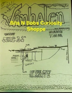 Van Halen Concert Flyer reproduction - Picture 1 of 1