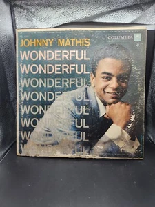 Johnny Mathis: "Wonderful, Wonderful"1957 Colombia LP Vinyl Record Album - Picture 1 of 2