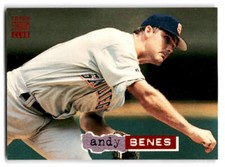 Andy Benes 1994 Stadium Club #102 San Diego Padres BASEBALL