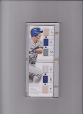 2016 Panini National Treasures Corey Seager Armory Booklet #/99