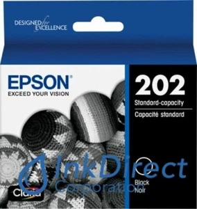 Genuine Epson T202120 Epson 202 Ink Jet Cartridge Black - Picture 1 of 1