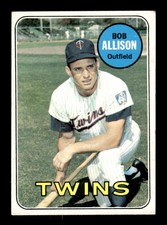 1969 Topps Baseball #30 Bob Allison Minnesota Twins