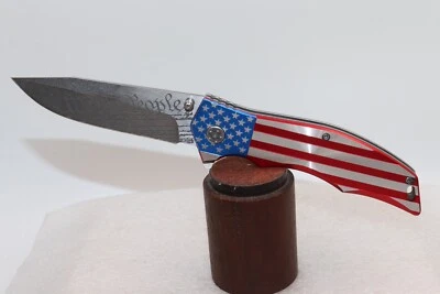 Thumb Stud Spring-Assist Pocketknife American Flag,  MX-A849CL , Rescue, EDC - Image 1 of 4