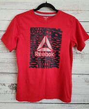 Reebok Short Sleeves Red T Shirt Kids Size 14/16