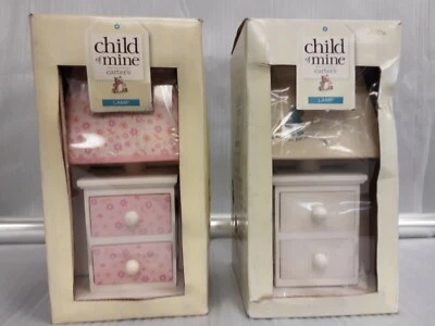 Lámpara infantil Child of Mine de Carter’s amarilla y rosa NUEVA EN CAJA DIFÍCIL DE ENCONTRAR 2 Foto 1 de 4