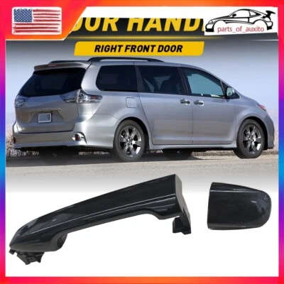 Рукоятка внешней двери для Toyota Sienna 2011-2016 годов выпуска загрунтованная передняя со стороны пассажира - Изображение 1 из 4
