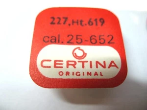 CERTINA 25-652 BARRIDO SEGUNDOS ALTURA DE RUEDA 6,19 MM PARTE 227 - Imagen 1 de 2