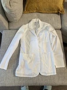 Cherokee Women’s Lab Coat, White Coat, Size Small - Picture 1 of 6
