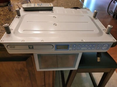 Trutech KLV3170 Clock TV DVD Radio Tiny House RV Space Saving Video Player FE31 - Image 1 of 4