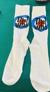The Who Designer Crew Socks. Brand New. set of 2 pairs. One Black & One White. - Picture 1 of 2