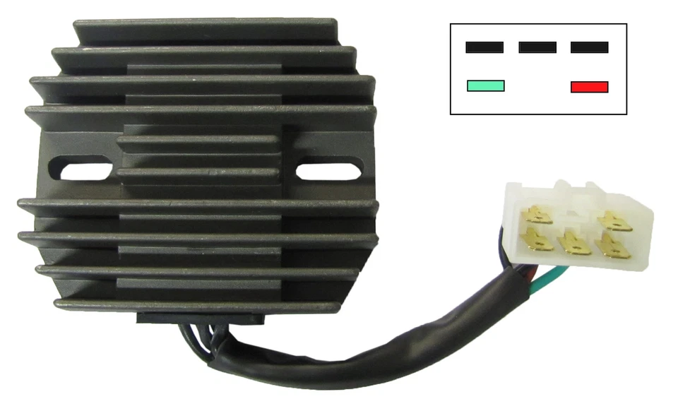 Regulator/Rectifier for 2007 Suzuki GSX 1300 R-K7 Hayabusa (1st Gen) — 第 1/1 张图片